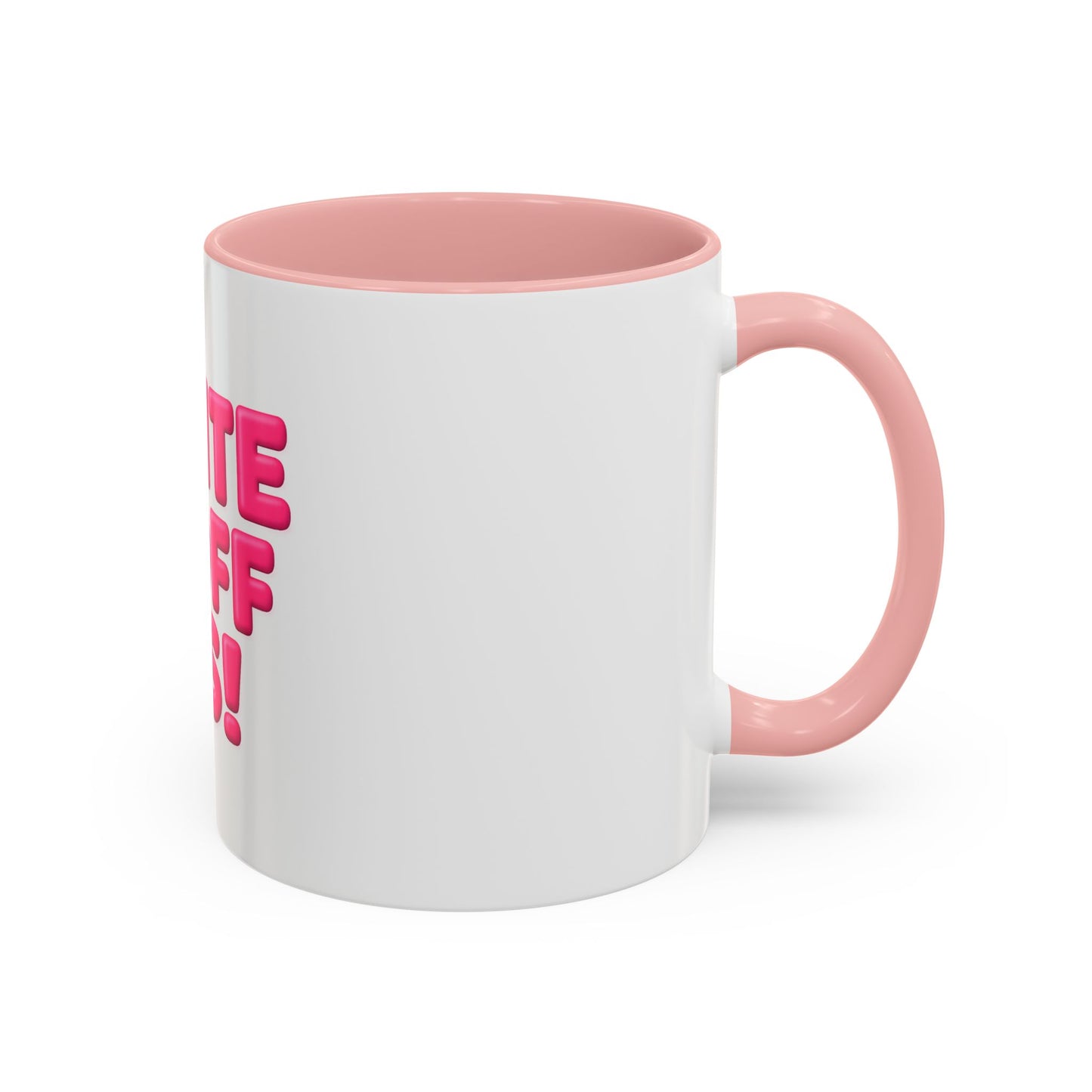 Write It Off Sis! Accent Coffee Mug – Funny Pink Typography 11/15oz