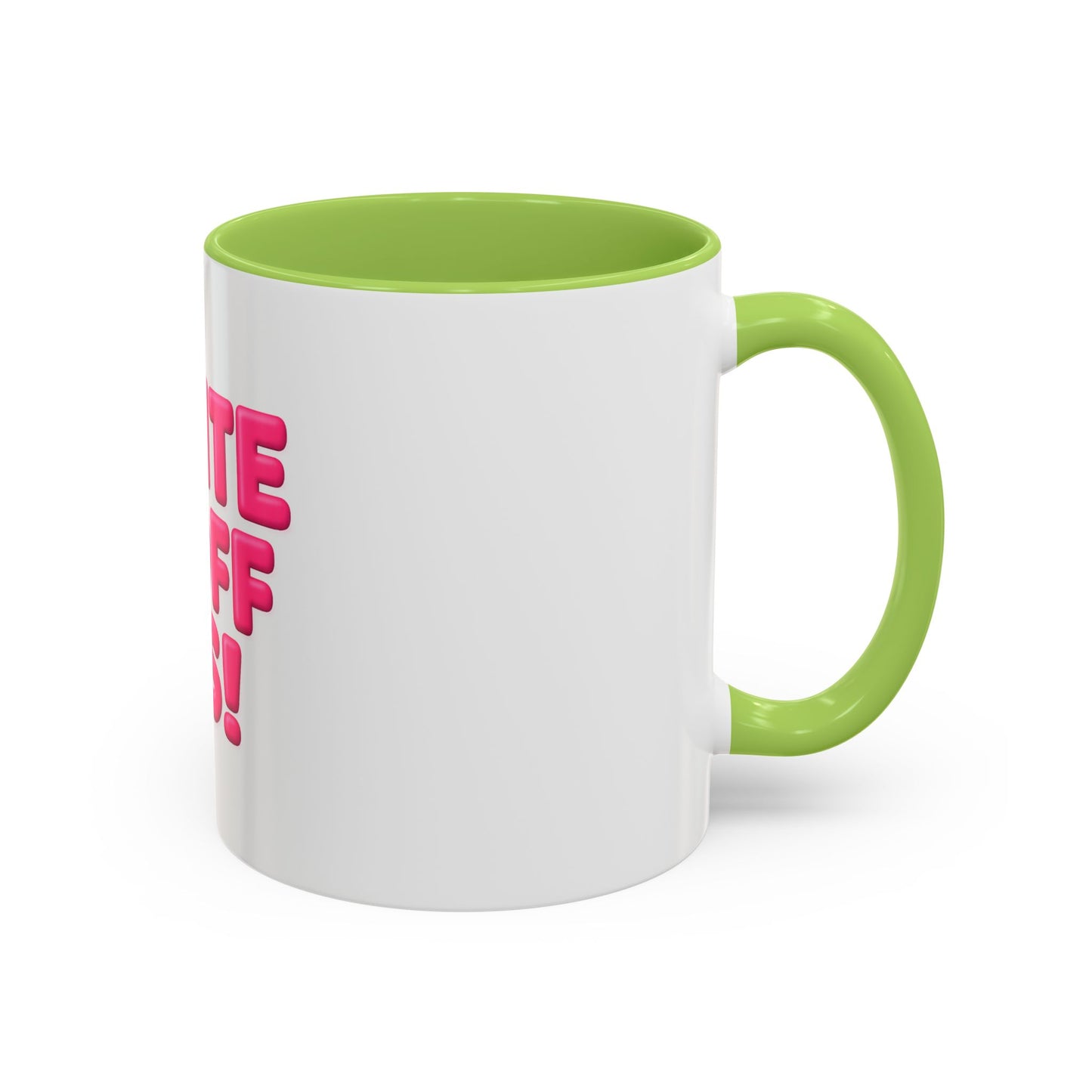 Write It Off Sis! Accent Coffee Mug – Funny Pink Typography 11/15oz