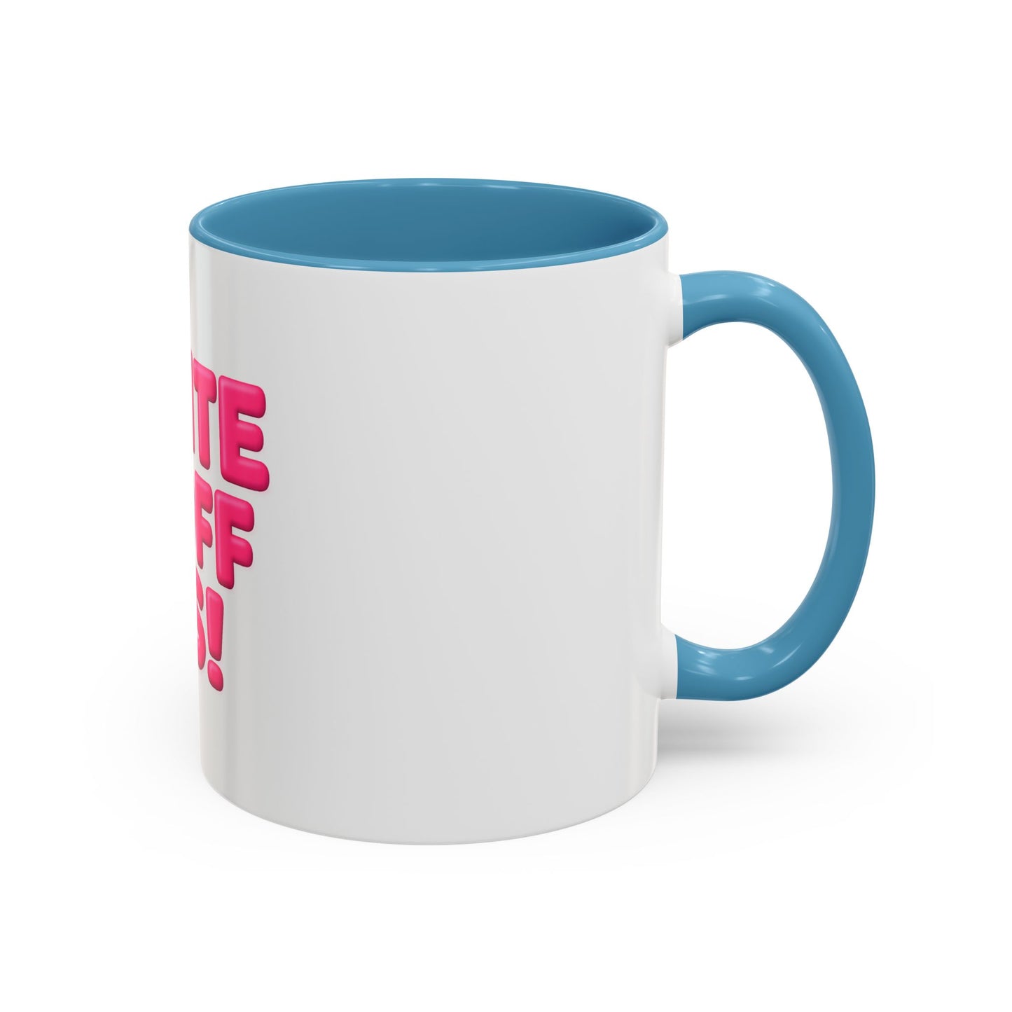 Write It Off Sis! Accent Coffee Mug – Funny Pink Typography 11/15oz