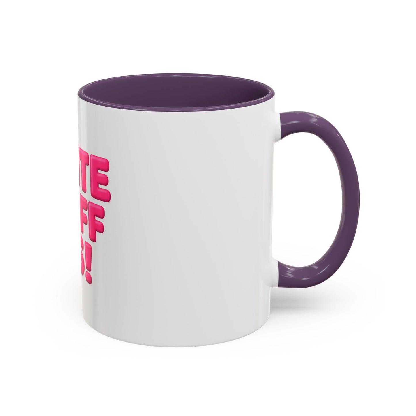 Write It Off Sis! Accent Coffee Mug – Funny Pink Typography 11/15oz