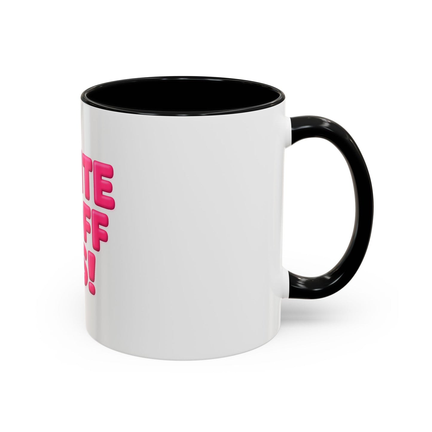 Write It Off Sis! Accent Coffee Mug – Funny Pink Typography 11/15oz