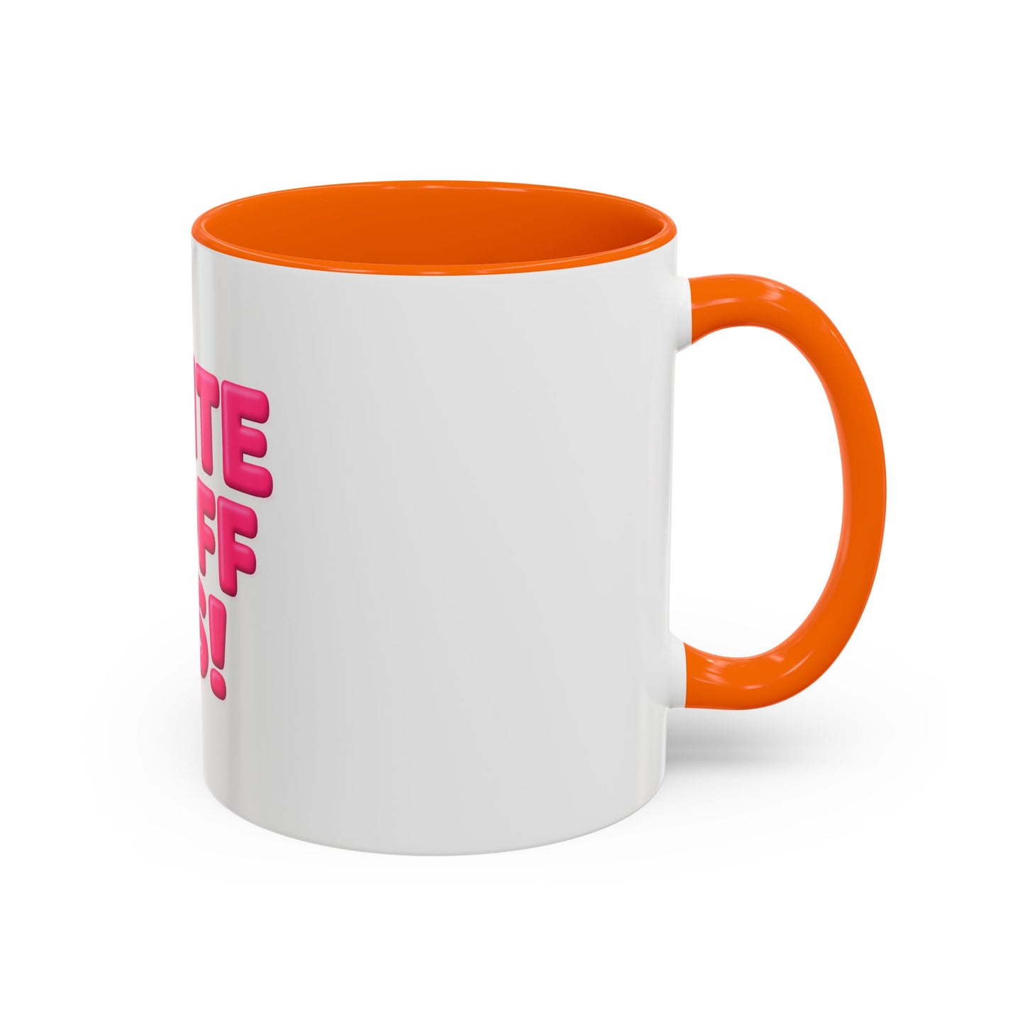 Write It Off Sis! Accent Coffee Mug – Funny Pink Typography 11/15oz