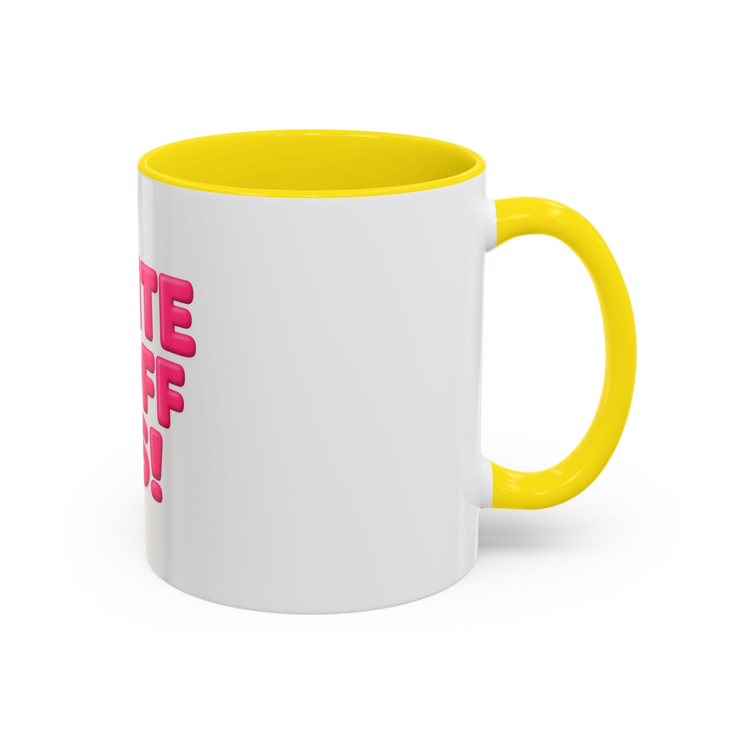 Write It Off Sis! Accent Coffee Mug – Funny Pink Typography 11/15oz